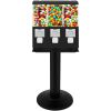 VEVOR Triple Head Candy Vending Machine, 1-inch Gumball Vending Machine, Commercial Gumball Vending Machine with Stand and Adjustable Candy Outlet Siz