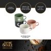 Thyme & Table Stackable Ceramic Coffee Mug, 11 fl oz, 4 Pack