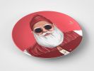 Santa Claus // 10" Round Plate // Christmas Gift Idea