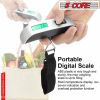 5 Core Digital Luggage Scale Travel Weight Scales Portable for Packages Bag Suitcases TSA Approved 400 lbs Capacity Bascula De Peso kg Y Libras w Hook